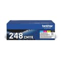 Miniatyrbild 2 av 4: Standard Toner Pack - BROTHER - TN248VAL - Cyan Magenta Gul Svart - 4x1000 sidor