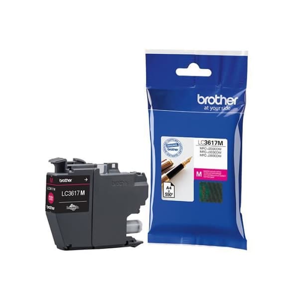 Magenta bläckpatron - Brother - LC3617 - Upp till 550 sidor ISO/IEC 24711 - Bläckstråle