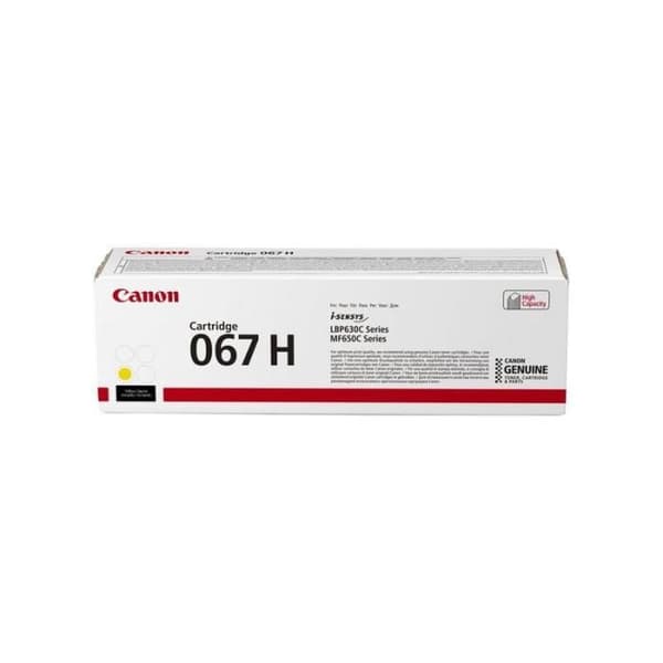Canon 067 H Gul tonerpatron - 2350 sidor
