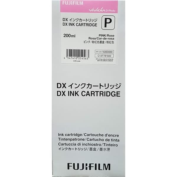 Fujifilm DX 200 ml bläckpatron för bläckstråleskrivare - Rosa