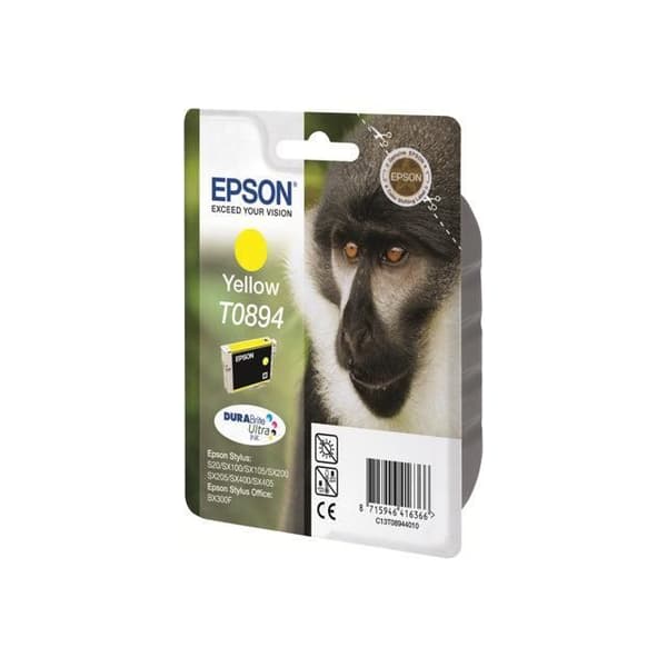 Gul bläckpatron - EPSON - C13T08944021 - Bläckstråleskrivare - Epson DURABrite Ultra