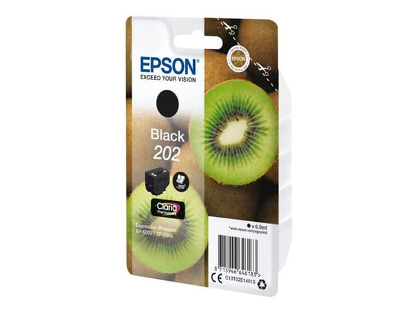 EPSON 202 bläckpatron - 6,9 ml - Svart - Expression Premium XP-6000, XP-6005, XP-6100, XP-6105