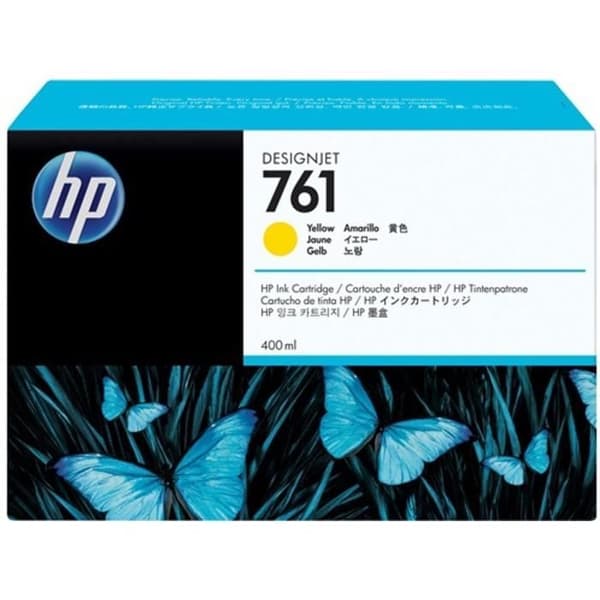 HP 761 bläckpatron - förpackning med 1 - gul