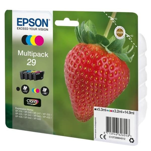 Epson bläckpatron JORDGubbsförpackning 4CL