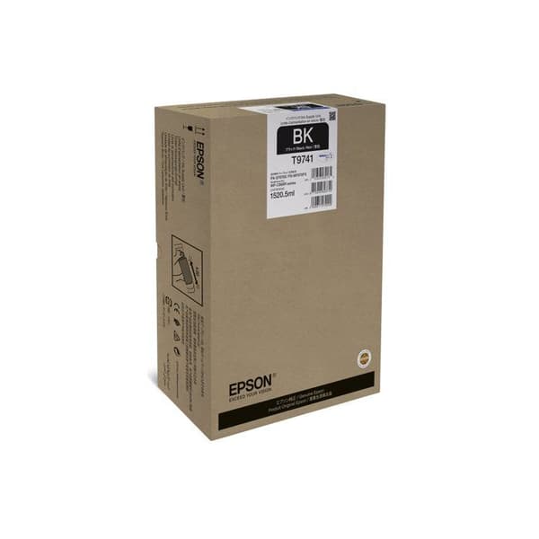 Bläckpatron - Epson - T9741 - Storlek XXL - Svart - Kompatibel med WorkForce Pro WF-C869R
