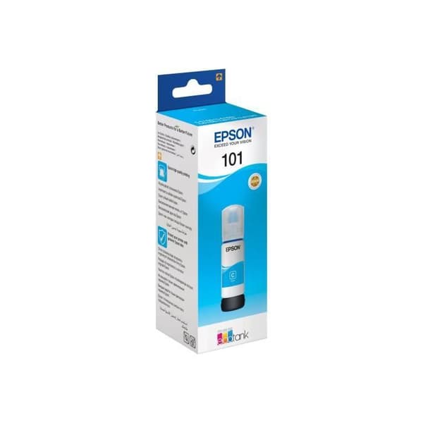 Epson EcoTank 101 begagnad bläckflaska - Cyan - Bläckstråle - 6000 sidor