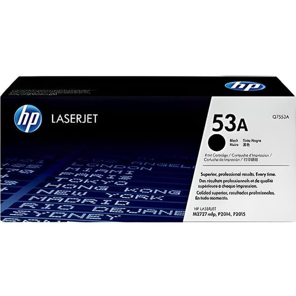 HP 53A (Q7553A) TONER Svart - äkta patron för HP LaserJet P2014/P2015/M2727MFP-skrivare