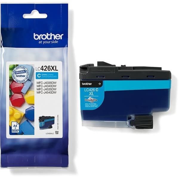 LC426XLC bläckpatron - BROTHER - 5000 sidor cyan med hög kapacitet - För MFC-J4340DW, MFC-J4540DW och MFC-J4540DWXL