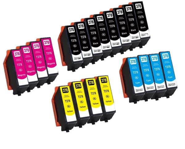 Pixojet Bläckpatroner Epson 378 XL - C13T37914010, 20 Pack 201.2 ml