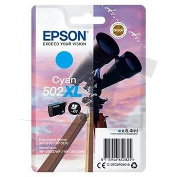 Original Bläckpatron Epson XP-5100 5105 WF2860DWF 2865DWF Turkos (10 antal)