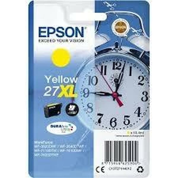 Kompatibel blækpatron Epson WF-3000 7000 - Nº27XL Gul (10 enheder)