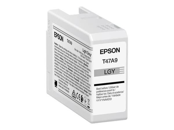 Bläckpatron - EPSON - UltraChrome Pro 10 SC-P900 - Ljusgrå - 50ml - T47A9