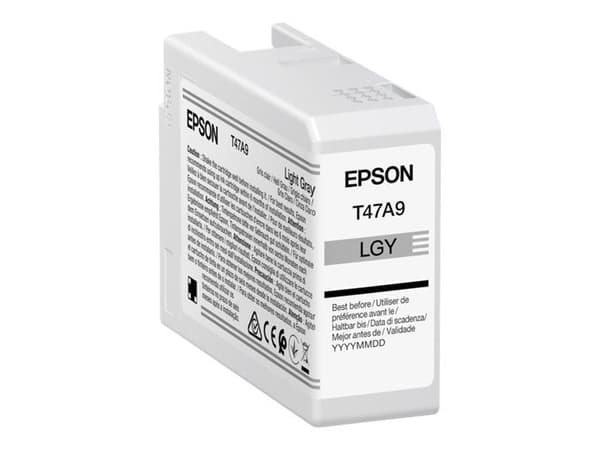 Bläckpatron - EPSON - UltraChrome Pro 10 SC-P900 - Ljusgrå - 50ml - T47A9