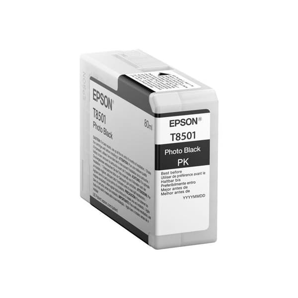 EPSON fotobläckpatron - T850100 - Svart - 80ml