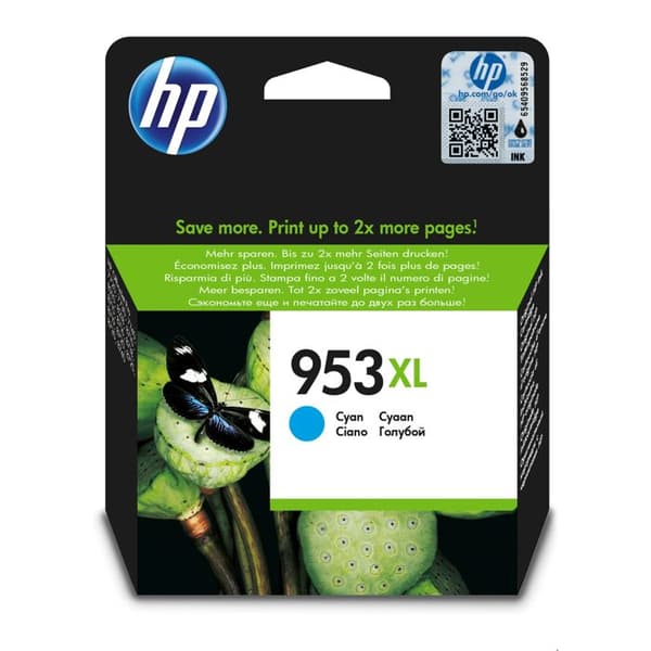 Original HP 953XL cyan bläckpatron med hög kapacitet