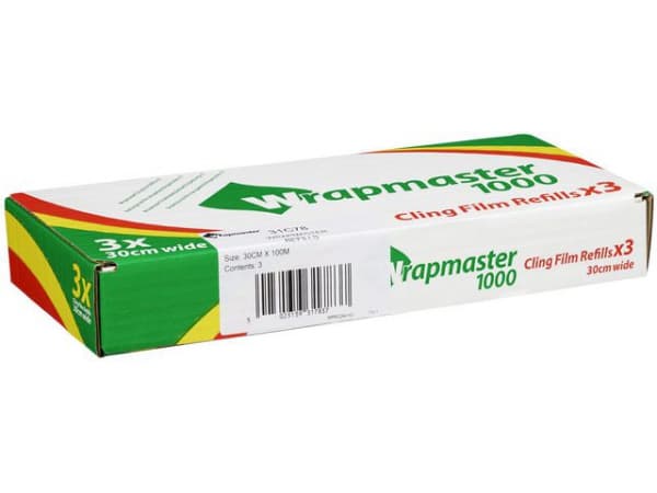 Cateringfilm Wrapmaster1000 30Cmx100M (3 stk) (1 stk.)