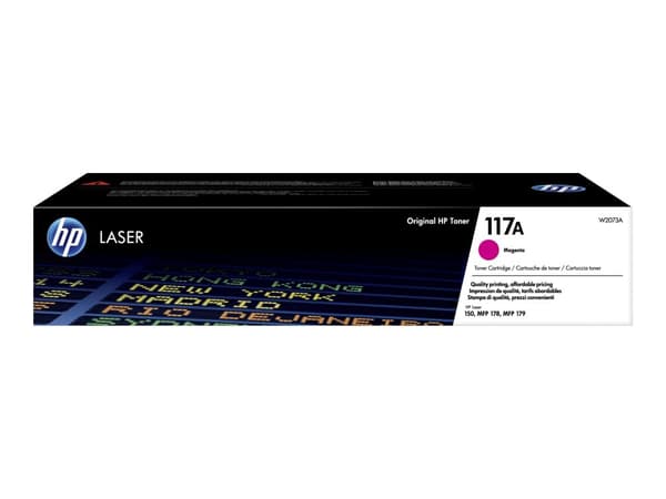 HP 117A Magenta 700 sider Toner W2073A original tonerpatron