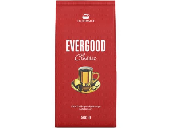 Kaffe Evergood Filtermalt 500G (12 poser) (1 stk.)
