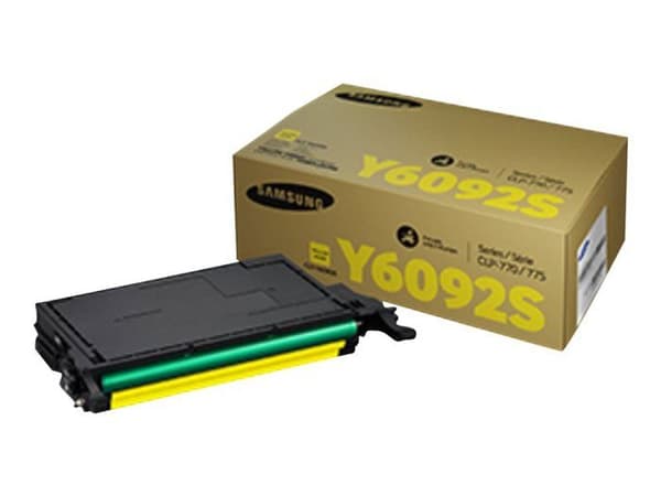 Gul tonerkassett - Samsung - CLT-Y6092S (SU559A) - Laser - Kapacitet upp till 7000 sidor