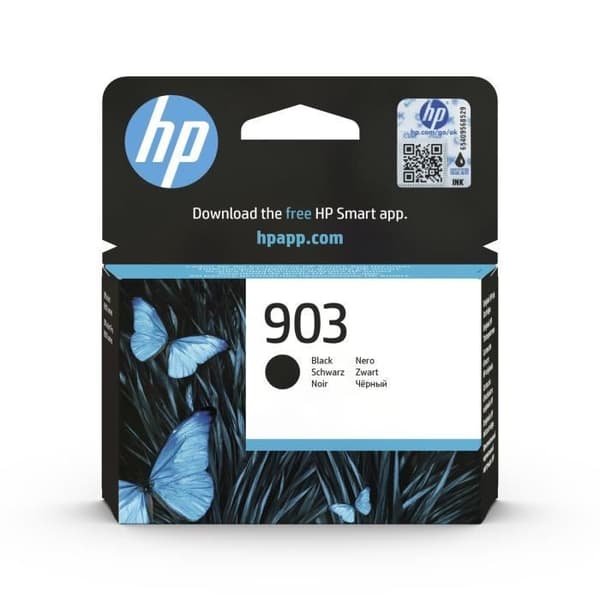 HP 903 äkta svart bläckpatron (T6L99AE) för HP Officejet 6950 och HP Officejet Pro 6974