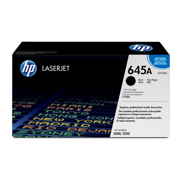 Original Toner HP 645A Svart