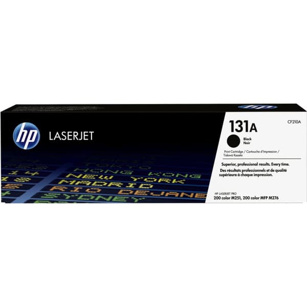 Original toner HP 131A Sort