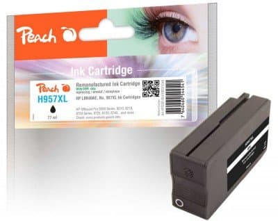 Peach PI300-934, Sort, 77 ml, 1 stykker, 3645 sider, Enkeltpakke