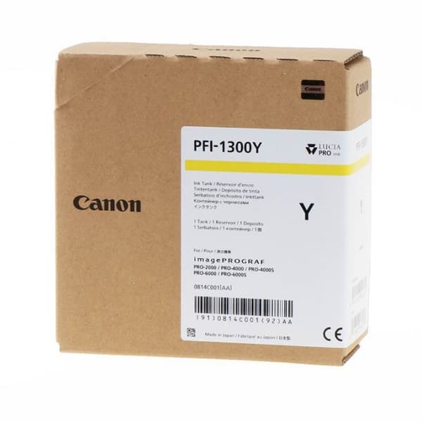 Canon Blæk 0814C001 PFI-1300 Gul