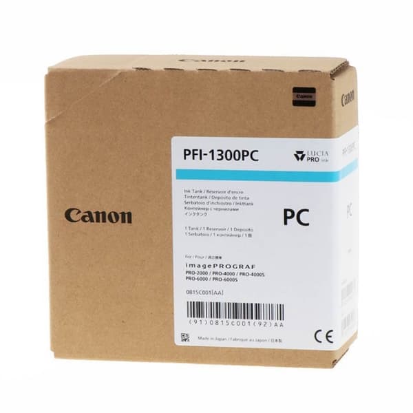 Canon Blæk 0815C001 PFI-1300 Foto Cyan