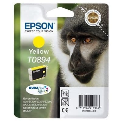 Epson T0894 Monkey Bläckpatron Gul