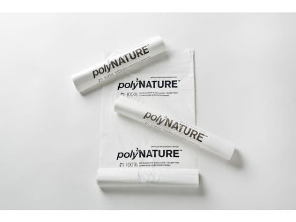 Biosekk Polynature 160L 20My Hvit (10 stk/rull, 12 ruller) (1 stk.)