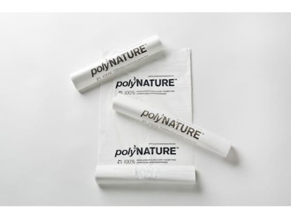 Biosekk Polynature 160L 20My Hvit (10 stk/rull, 12 ruller) (1 stk.)