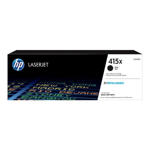 HP 415X - Lång livslängd - svart - original - LaserJet - tonerkassett (W2030X)