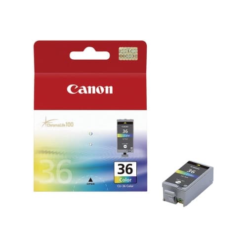 Canon CLI-36 Color - färg (cyan, magenta, gul, svart) - original - bläckpatron
