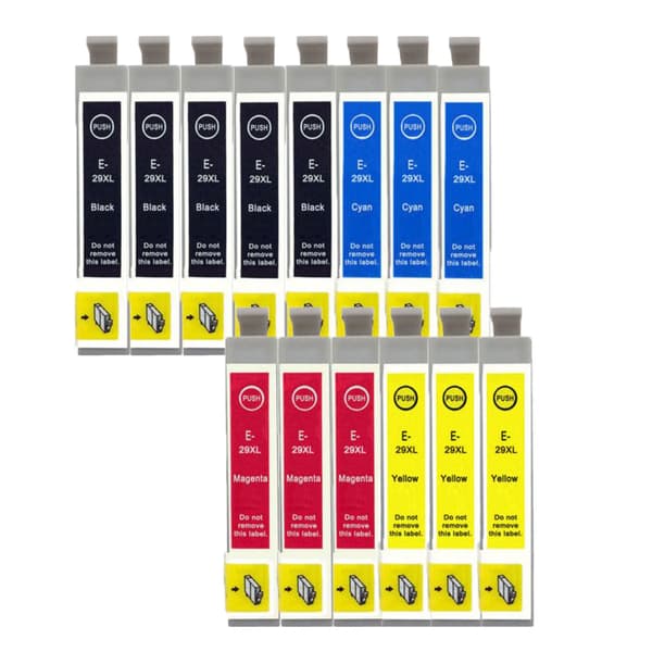 Pixojet blækpatroner Epson 29 XL - C13T29864010, 14 stk. rabatpakke 217 ml
