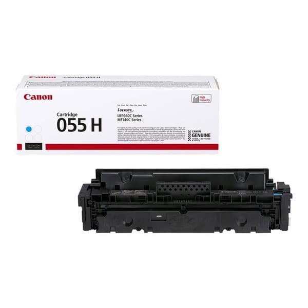 CANON 055H tonerkassett - Cyan - Laser - 5900 sidor