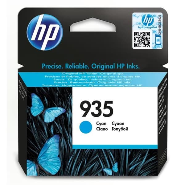 HP 935 äkta cyan bläckpatron (C2P20AE) för HP OfficeJet 6230/6820/6830
