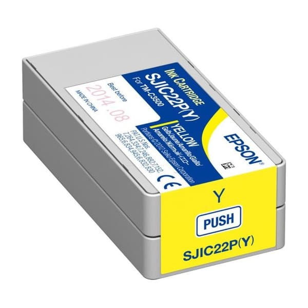 EPSON Gul bläckpatron för TM-C3500 - Bläckstråle - Epson DURABrite Ultra - Paket med 1