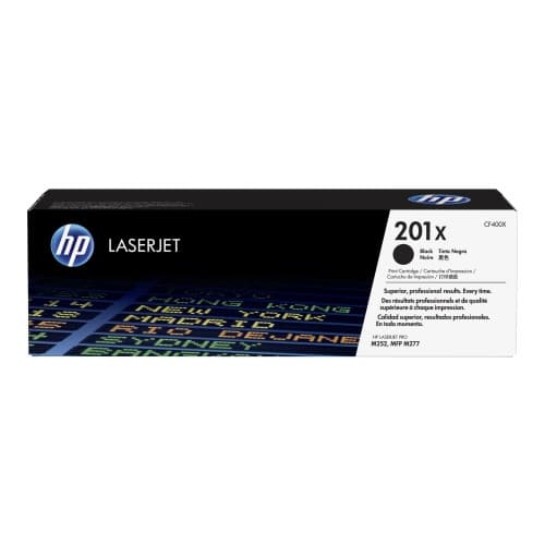 HP 201X - Lång livslängd - svart - original - LaserJet - tonerkassett (CF400X)