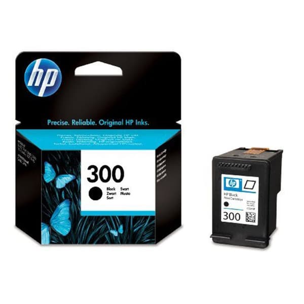 Alkunperäinen mustepatruuna HP 300 Musta