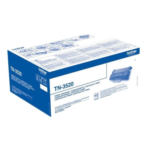 Brother TN3520 - svart - original - tonerkassett