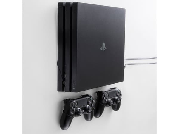 Nitho Floating Grip väggfäste PS4Pro 2xController svart
