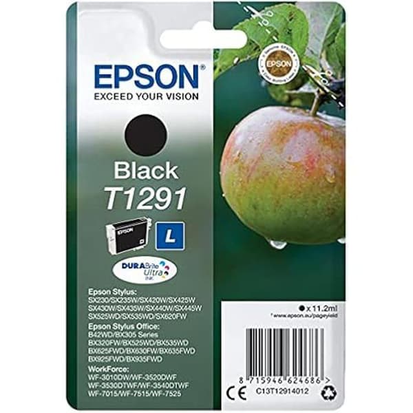 Bläckpatron - EPSON - T1291 - Svart - Pigment - Generisk kompatibel