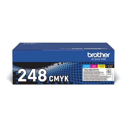 Brother TN248VAL Multipack - 4-pack - svart, gul, cyan, magenta - original - tonerkassett