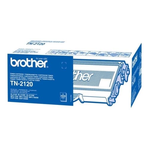 Brother TN2120 - svart - original - tonerkassett