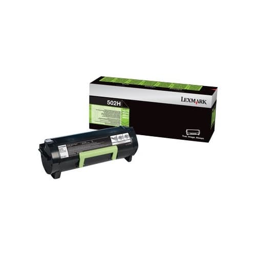 Lexmark 502H - Lång livslängd - svart - original - tonerkassett - LCCP, LRP