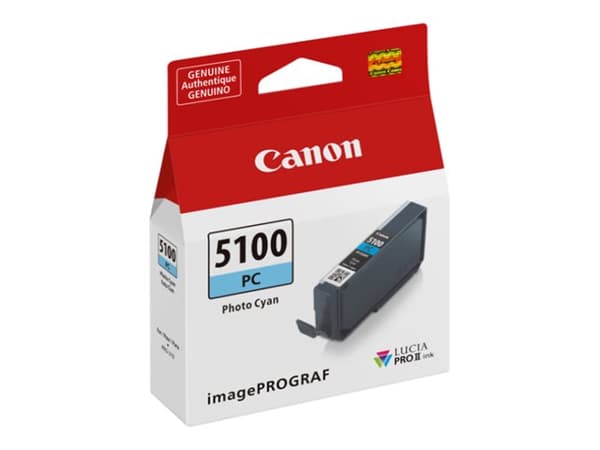 Canon PFI-5100 PC - 14.4 ml - fotocyan - original - hengeboks - blekkbeholder - for imagePROGRAF PRO-310