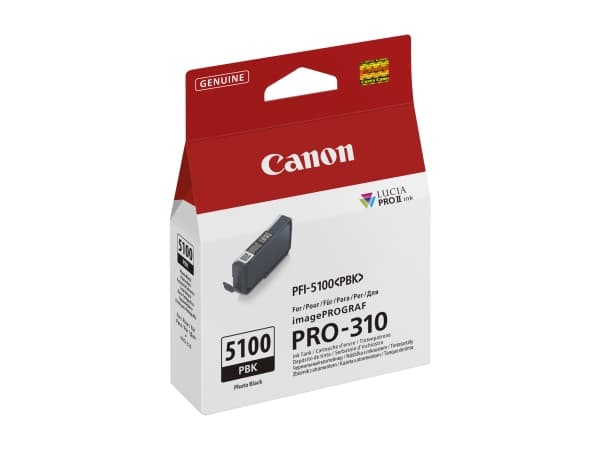 Canon PFI-5100 PBK - 14.4 ml - fotosort - original - hengeboks - blekkbeholder - for imagePROGRAF PRO-310
