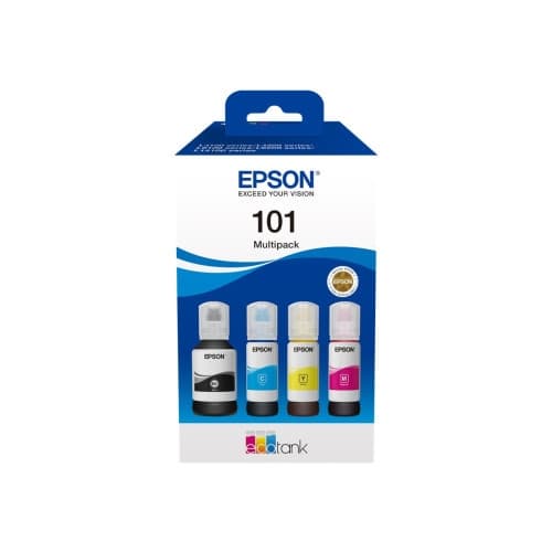 Epson 101 Multipack - 4-pack - svart, gul, cyan, magenta - original - bläcktank