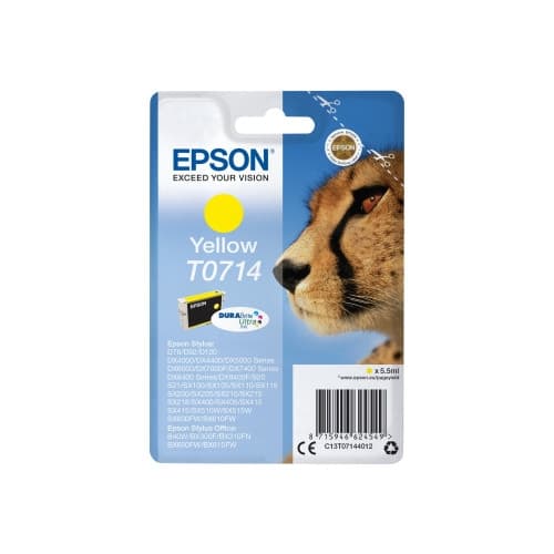 Epson T0714 - gul - original - bläckpatron